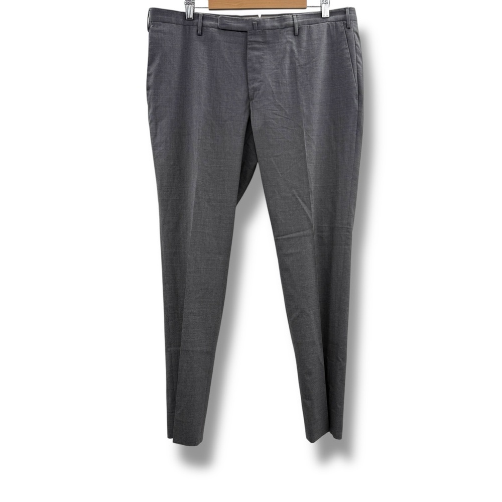 Incotex Super 130s Slim Fit Straight Leg Dress Pants‎ Sz 56 IT Workwear Business